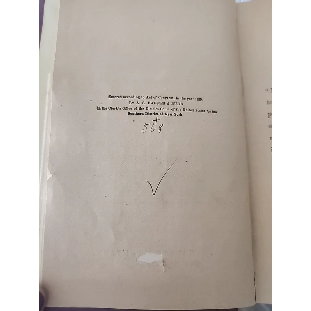 1859 Antq Book 